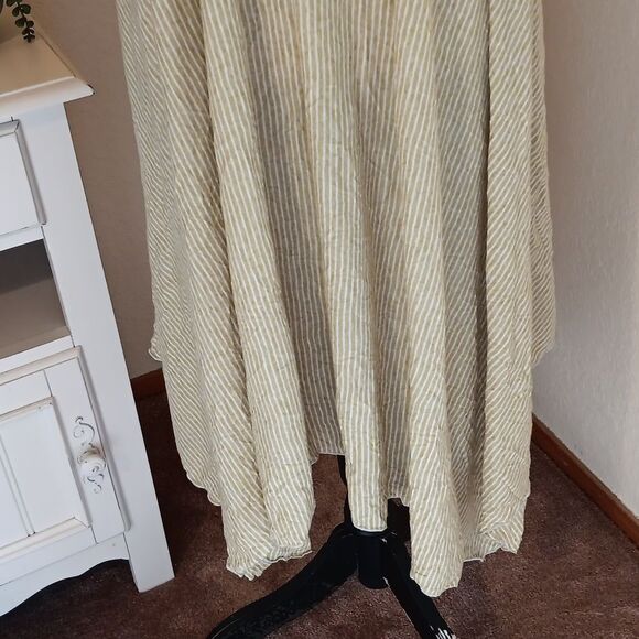 Comfy USA Striped Assymetrical Shift. Coastal. Beachy - Picture 3 of 9